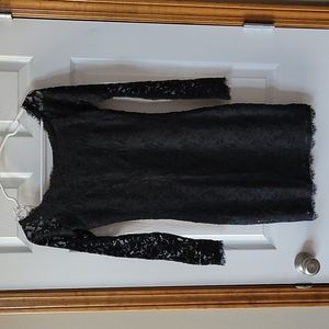 Black lacey formal dress